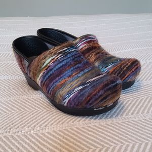Dansko Nurse Shoes Wool Yarn Fun Stripe
